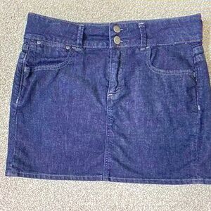 Old Navy Dark Blue Mini Skirt